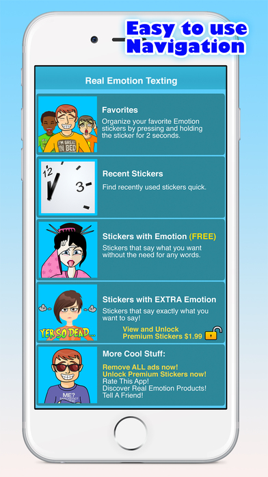 Bit Emoji (BitEmoji) Real Emotion Texting Stickers screenshot 3