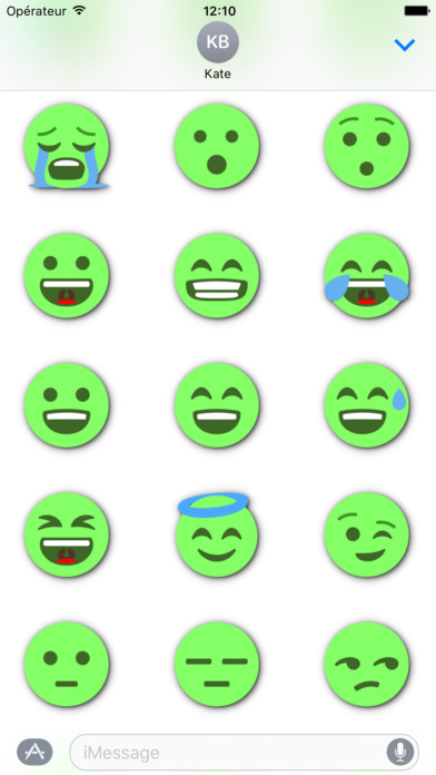 GREEN Emoji • Stickers screenshot 2