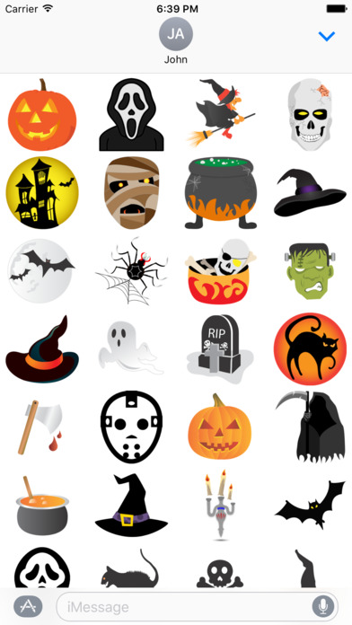 Halloween BOO! Scary Stickers screenshot 3