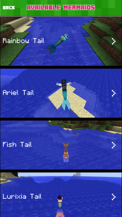 MERMAID MOD - Reality Mermaids Tail Mods Free Guide (with Shark) for Minecraft PC Edition Screenshot on iOS