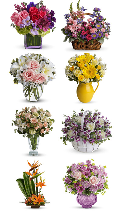 Flower Bouquet Stickers! Alstroemeria Flowers! screenshot 2