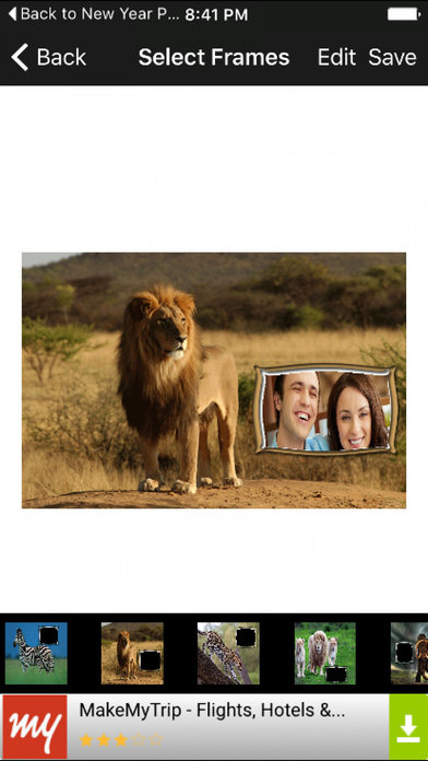 Animal Photo Frames Top HD Wild Life Beauty Editor screenshot 2
