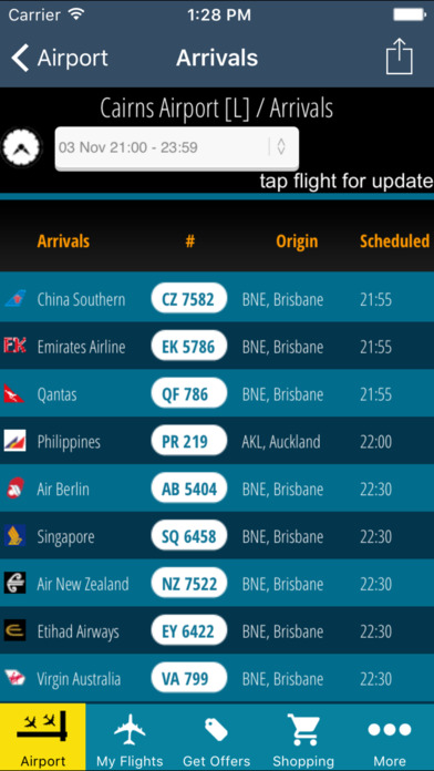 Cairns Airport Pro (CNS) + Flight Tracker screenshot 2