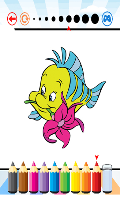 Mermaid Animal Coloring Book - for Kids screenshot 2
