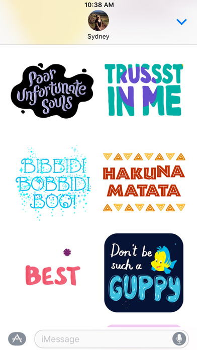 Disney Stickers: Quotes screenshot 3
