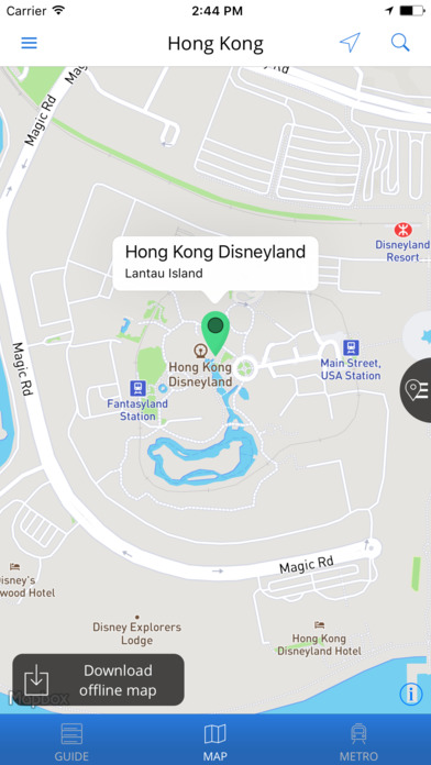 Hong Kong Travel Guide with Offline Street Map screenshot 3
