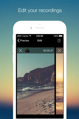 VideoCam+ Pause Video Recorder screenshot 2