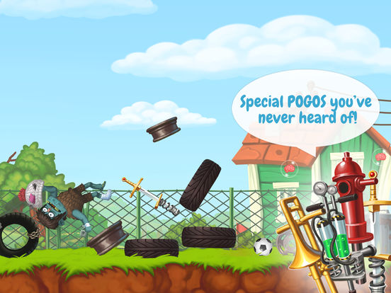 Screenshots of Zombie's Got a Pogo for iPad