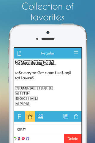 Fancy Words Free - Easy way to make your text look funky screenshot 3