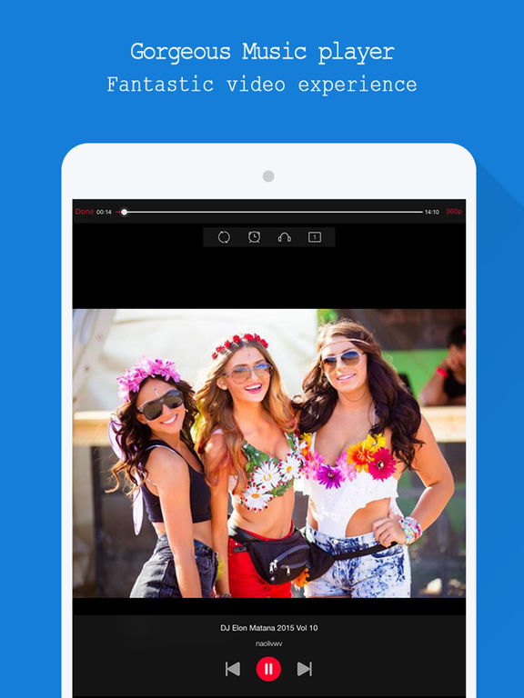 Screenshots of Free Music - for Youtube music video.s stream.ing player for iPad