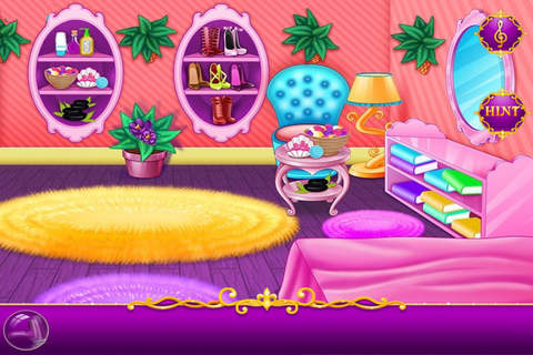 Princess Messy Room - girls game screenshot 3