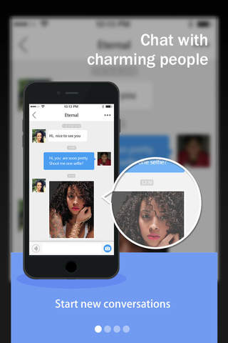 Ebony Flirt - Personals App to hookup local single blacks online screenshot 4