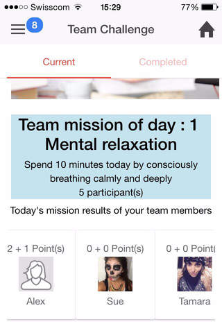 HealthyTeam - A Team Challenge screenshot 2