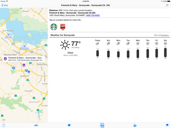 Coffee shop Locator for Starbucks screenshot