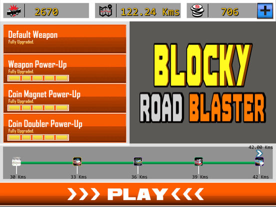Игра Blocky Road Blaster - 3D ( Fun Race & Shoot Game )