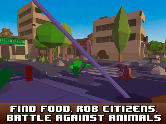 Pixel City Survival Simulator 3D Full screenshot 9