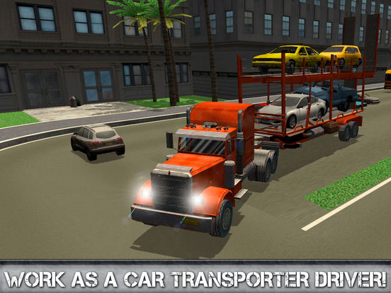 Car Transporter Driving Simulator 3D Full screenshot 5