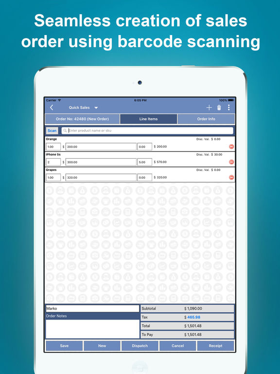 Goods Order Inventory System Pro screenshot