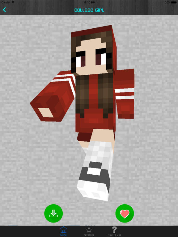 Screenshots of Girl Skins for Minecraft PE (Pocket Edition) - Best Free Skins App for MCPE. for iPad