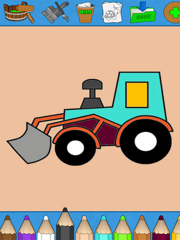 【免費遊戲App】Coloring games Cars: Child's Play Draw and paint-APP點子