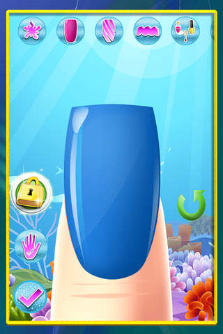 Awesome Mermaid Nail Salon Design: Under Water Manicure Edition‏ FREE screenshot 2
