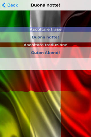 Italia Germania Frasi - Italiano Tedesco Voce Frase Audio screenshot 2