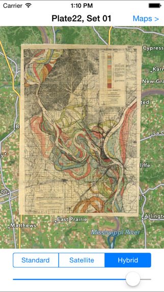 Maps of Harold Fisk
