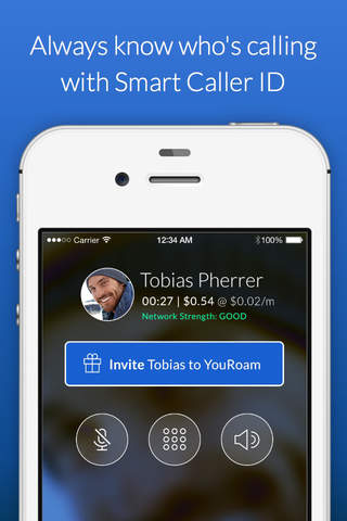 YouRoam: Calls & Texts Using YOUR Phone Number screenshot 4