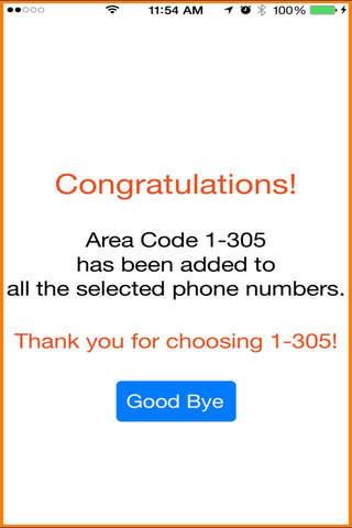 AreaCodeEz 305 screenshot 2