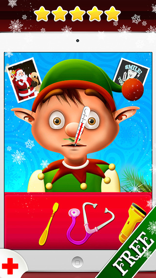 Elf Flu Doctor - Help yourself and the frozen Christmas Elves