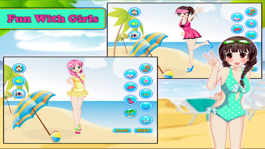 【免費遊戲App】New Shopaholic Model - Three Girl In Beach Dress Up-APP點子