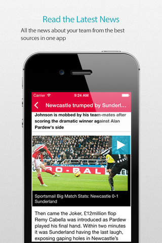 Sunderland Football Alarm Pro — News, live commentary, standings and more for your team! screenshot 3