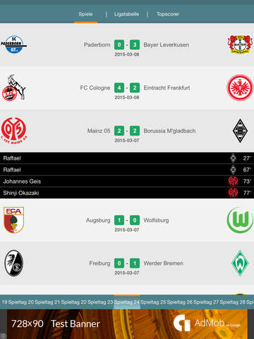 免費下載運動APP|Bundesliga Fußball - Live, Spielpläne, Ergebnisse, Tabellen, Statistiken und Historie jetzt app開箱文|APP開箱王