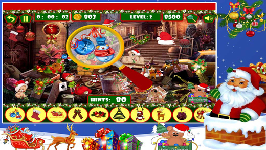 【免費遊戲App】Christmas Celebration Hidden Objects-APP點子