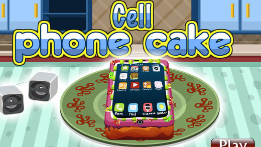 Cake Master chef Cell Phone Cake