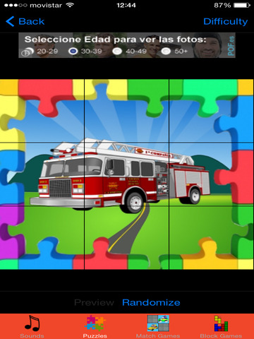 【免費遊戲App】Firetruck Games for Kids- Sounds and Puzzles for Toddlers-APP點子