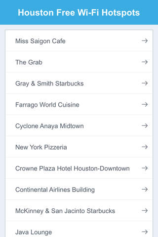 Houston Free Wi-Fi Hotspots screenshot 2