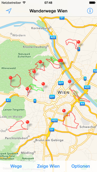 免費下載旅遊APP|Wanderwege Wien app開箱文|APP開箱王