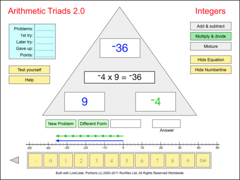 【免費教育App】Arithmetic Triads-APP點子