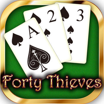 Forty Thieves Solitaire◆popular card game LOGO-APP點子