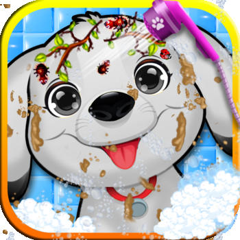 Pets Makeover & Spa Salon - Wash, Bath, Clean, & Dressup Dirty Puppy & Kitty for girls and kids LOGO-APP點子