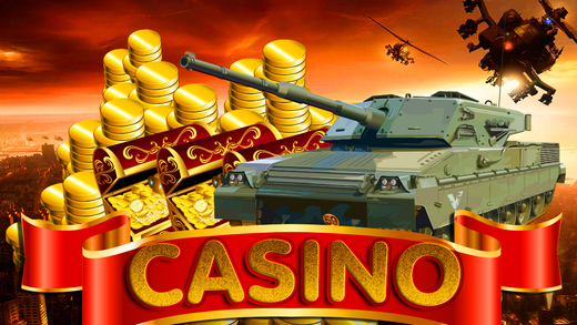 Slots Age of Fire War Casino Tanks in Vegas City Pro