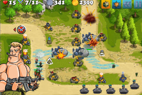 Army of Age - Military Defense Game screenshot 2