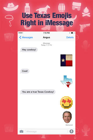 Texas Emoji screenshot 3