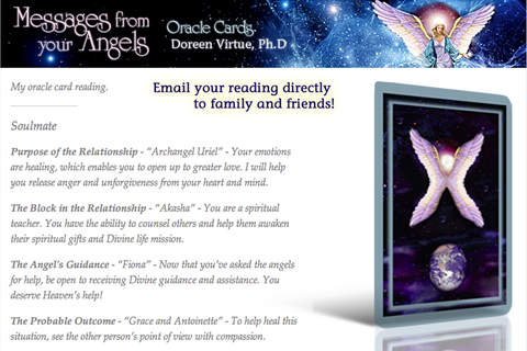 Messages from your Angels Oracle Cards - Doreen Virtue, Ph.D. screenshot 3