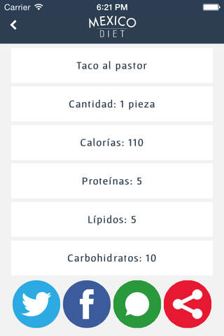 Mexico Diet screenshot 2