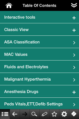Anesthesiology pocketcards screenshot 2