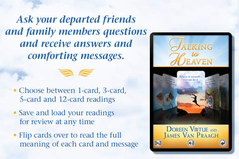 Talking to Heaven Mediumship Cards - Doreen Virtue, Ph.D., James Van Praagh screenshot 2