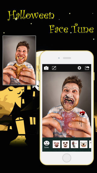 Halloween Corpse Booth - Edit Ugly Horrific Zombie Selfie FX Photos