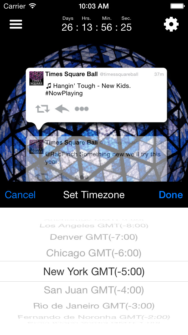 Times Square Official New Year’s Eve Ball App